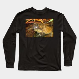 American Bullfrog Closeup and Personal Long Sleeve T-Shirt